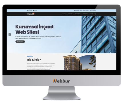 İnşaat Web Sitesi Tasarımı
